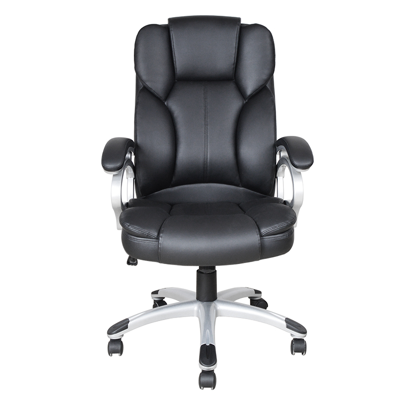 Black High Back Fixed Pad Armrest Executive Office Seat (Y-2825)