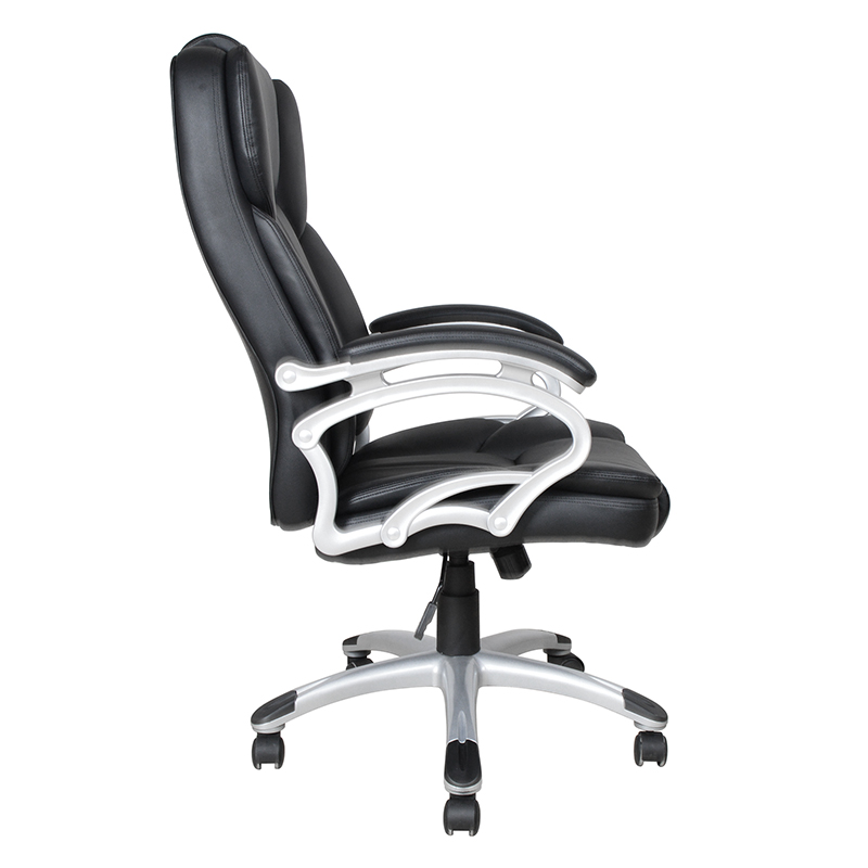 Black High Back Fixed Pad Armrest Executive Office Seat (Y-2825)