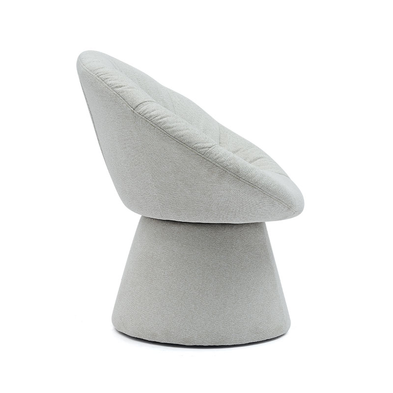 Simple Stylish Italian Rotating Dining Chair Round Base Armchair Leisure Chair for Living Room Hotel(GY-644)