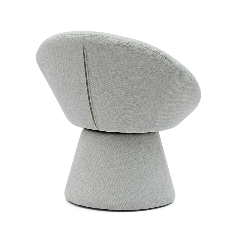 Simple Stylish Italian Rotating Dining Chair Round Base Armchair Leisure Chair for Living Room Hotel(GY-644)