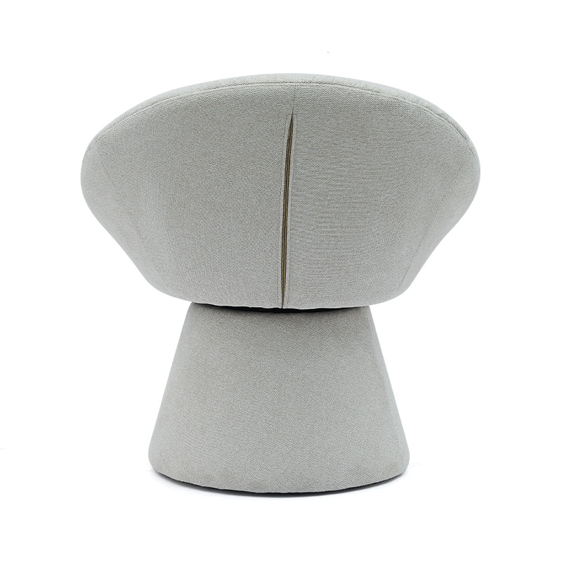 Simple Stylish Italian Rotating Dining Chair Round Base Armchair Leisure Chair for Living Room Hotel(GY-644)