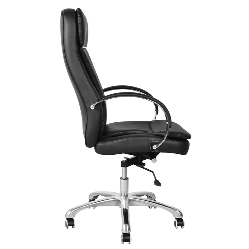 High Back PU Swivel Executive Office Chair with Chrome Armrest (M-6115)