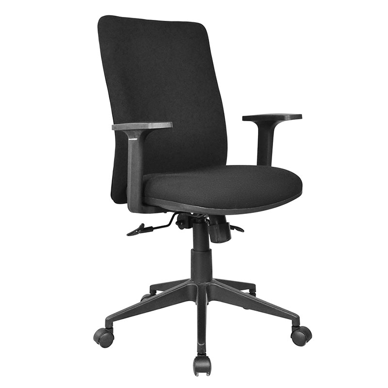 Fabric Mid Back PP Armrest Staff Task Chair (M-6127)