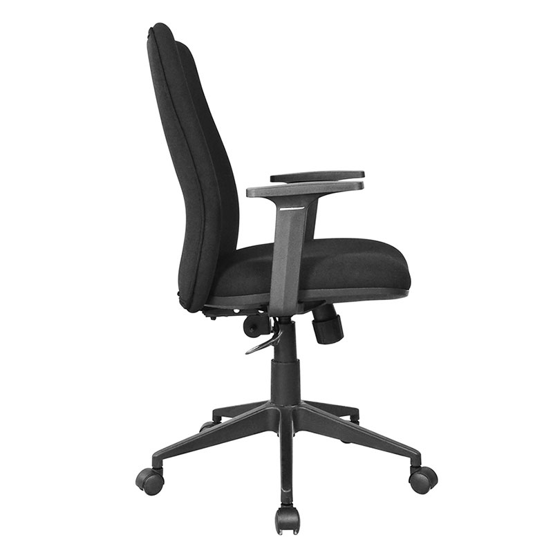 Fabric Mid Back PP Armrest Staff Task Chair (M-6127)