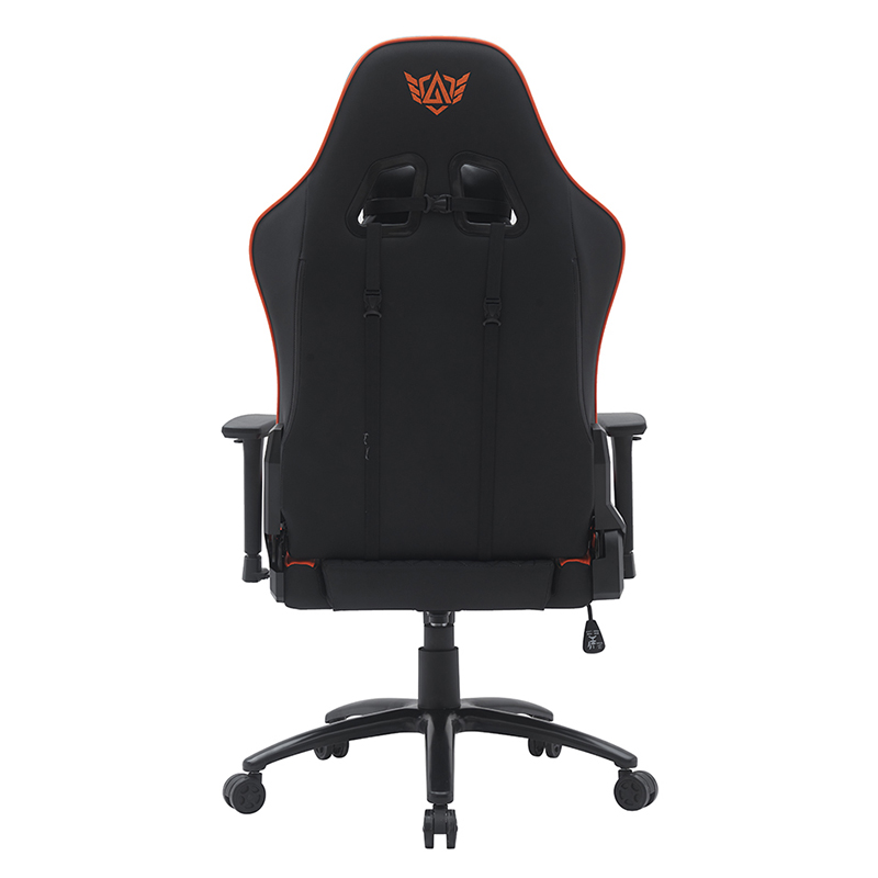 Orange Modern Swivel Gaming Chair with Adjustable 3D Armrests(T-7122)
