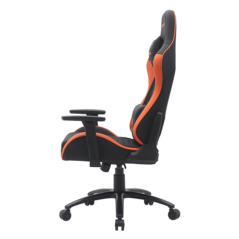 Orange Modern Swivel Gaming Chair with Adjustable 3D Armrests(T-7122)