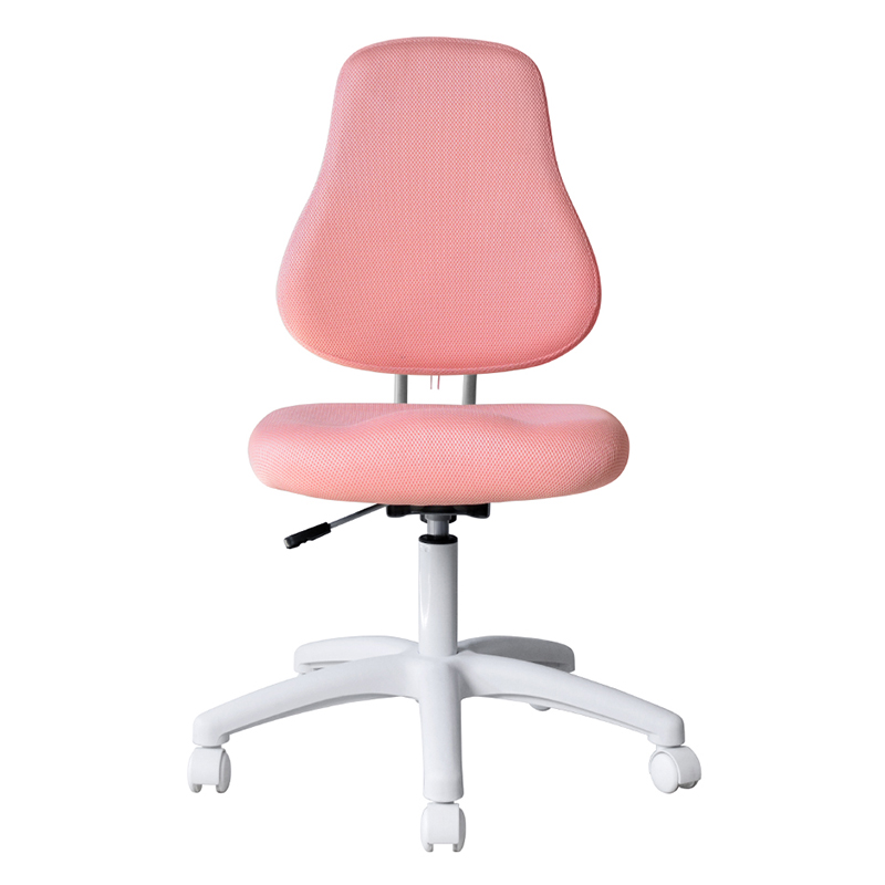 Pink Fabric Armless Staff Task Chair with Nylon Base（M-6122)
