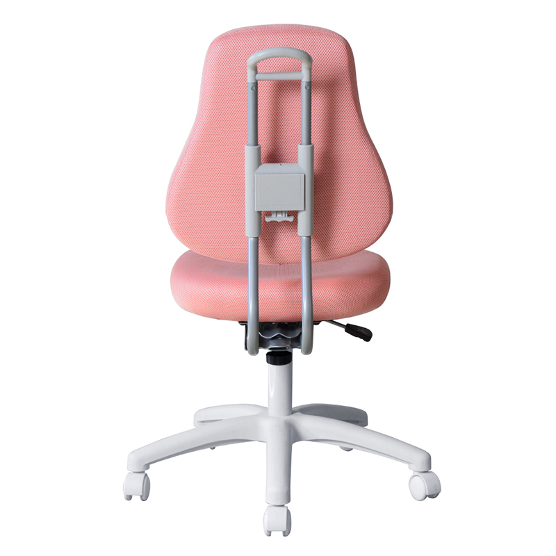 Pink Fabric Armless Staff Task Chair with Nylon Base（M-6122)