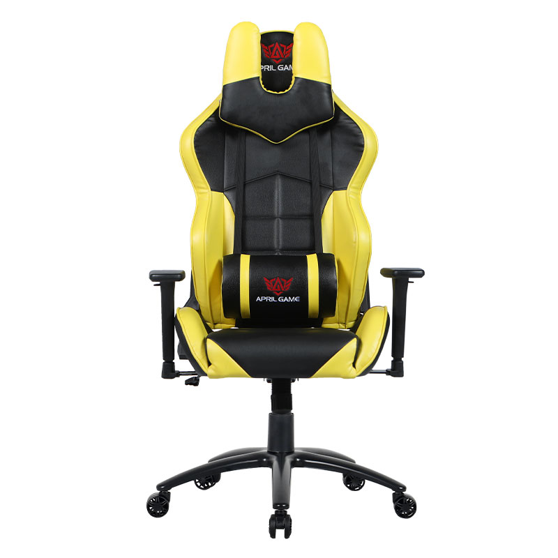3D Swivel Gaming Chair with Armrest Height Adjustment and Front-Back Rotation(Y-2576)