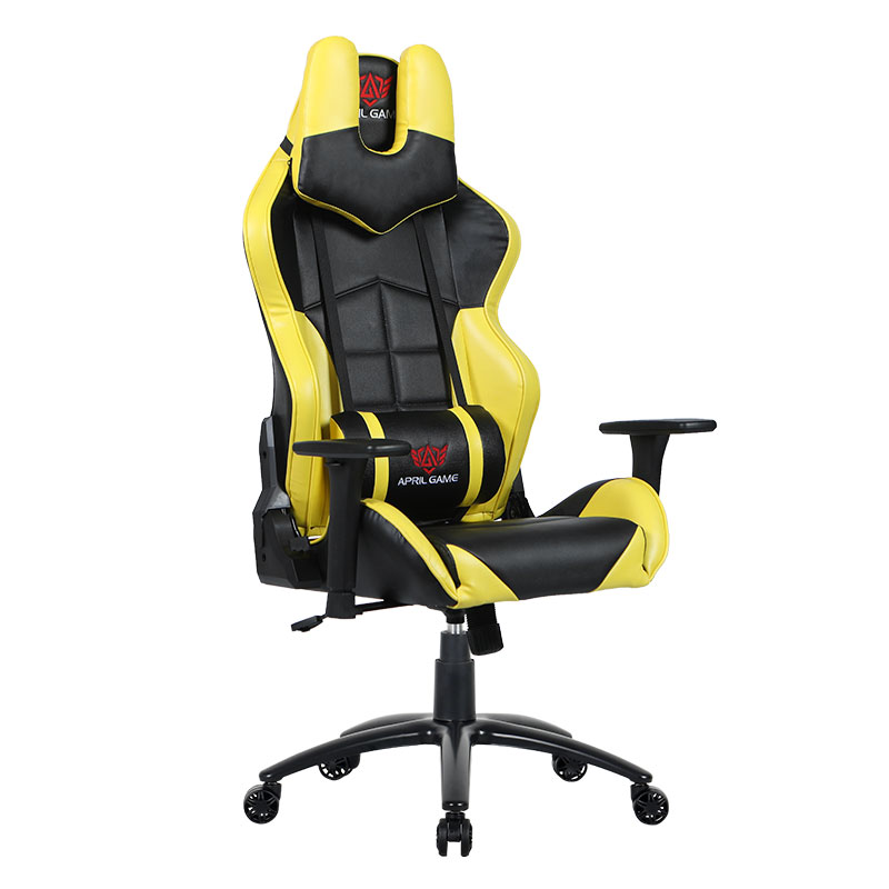 3D Swivel Gaming Chair with Armrest Height Adjustment and Front-Back Rotation(Y-2576)