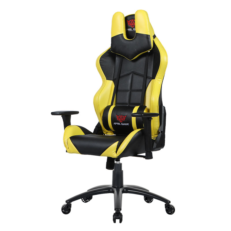 3D Swivel Gaming Chair with Armrest Height Adjustment and Front-Back Rotation(Y-2576)