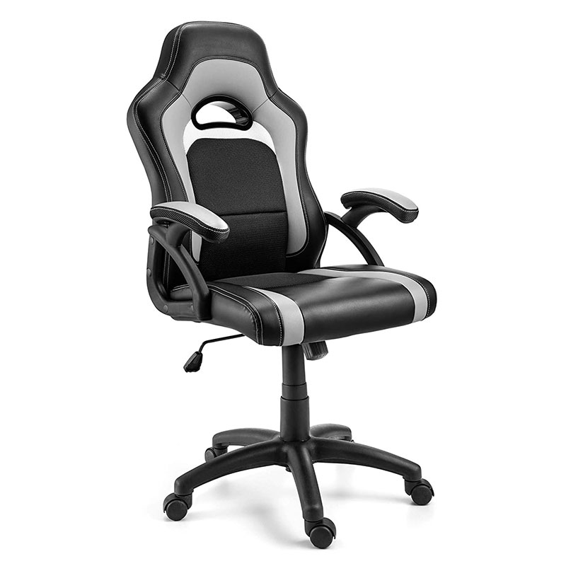 Modern Fabric Living Room Armchair with Swivel Adjustable Headrest Lift Pu Metal Steel Material for Gaming And Computing(Y-2647)