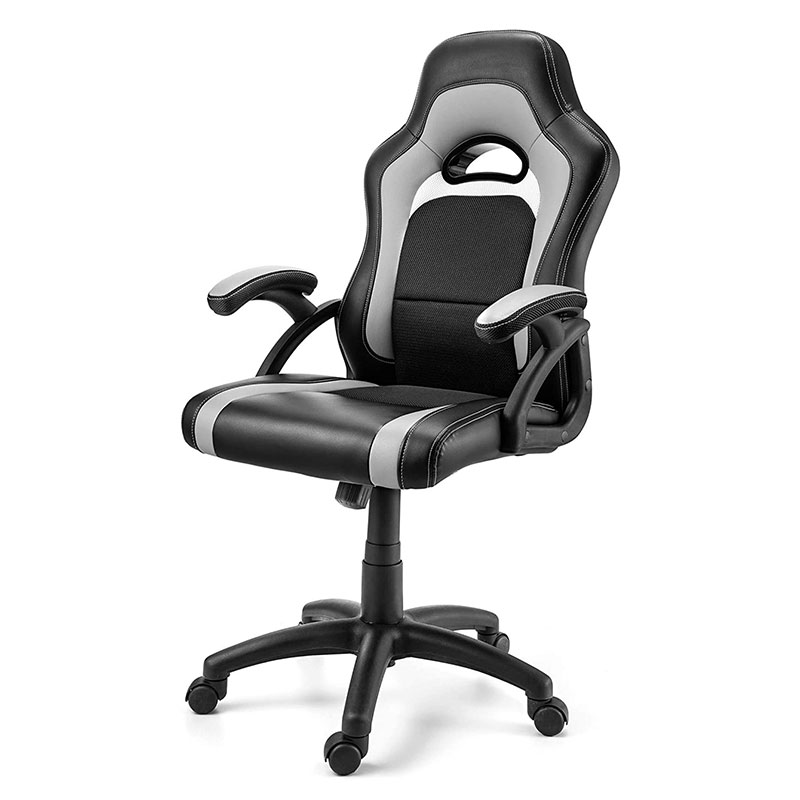 Modern Fabric Living Room Armchair with Swivel Adjustable Headrest Lift Pu Metal Steel Material for Gaming And Computing(Y-2647)