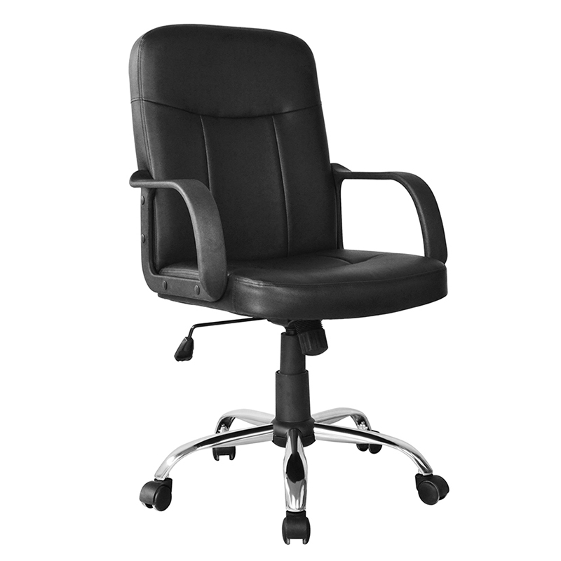 Mid Back PP Armrest Task Office Chair with Chrome Base(Y-2744)