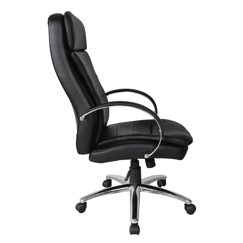 High Back Chrome Pad Armrest Executive Office Chair (Y-2820)