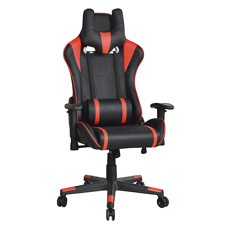 High Back 2D armrest Adjustable Lift Nylon Base Gaming Chair T-7118