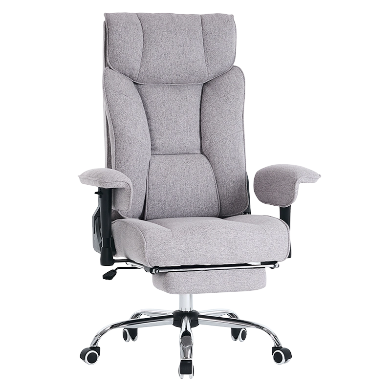 High Back Ergonomic Grey Fabric Painting Height Adjustable Pad Armrest Executive Office Chair(M-6150)