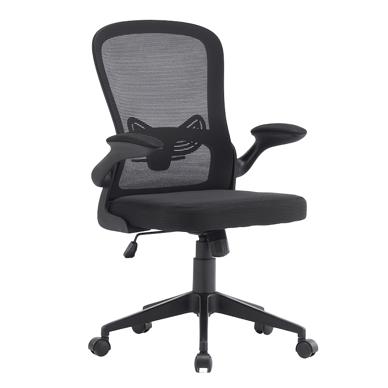 Low Back Flip Armrest Mesh Chair Task Office Chair (W-9102)