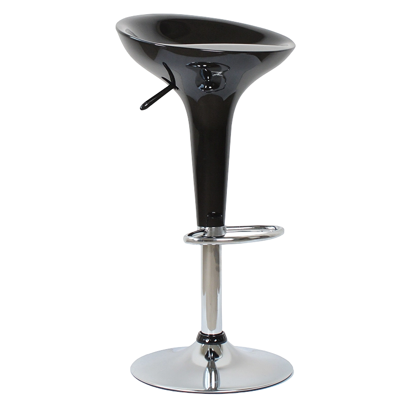 Black ABS Plastic Swivel Lift Bar Stool Chair (GY-901)