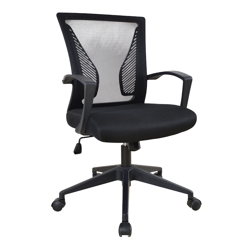 Black Ergonomic PP Armrest Mesh Task Chair for Home Office（W-9107)