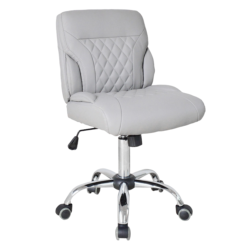 Grey Height Adjustable Simple Armless Swivel Barber Salon Chair(GY-2133)