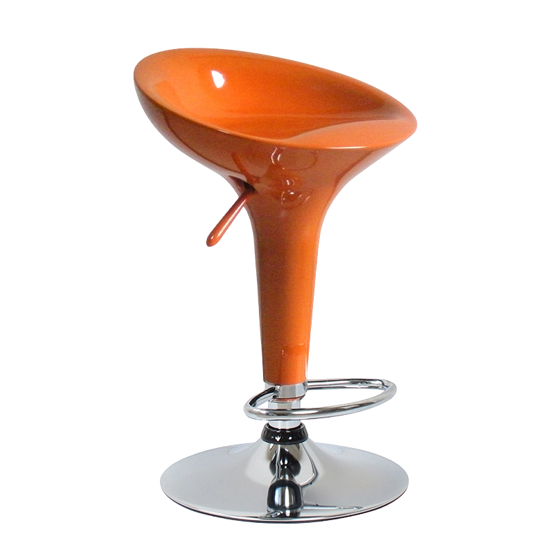Orange ABS Plastic Swivel Lift Bar Stool Chair (GY-901)