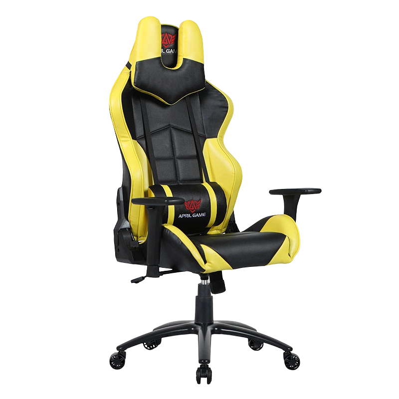 3D Swivel Gaming Chair with Armrest Height Adjustment and Front-Back Rotation(Y-2576)