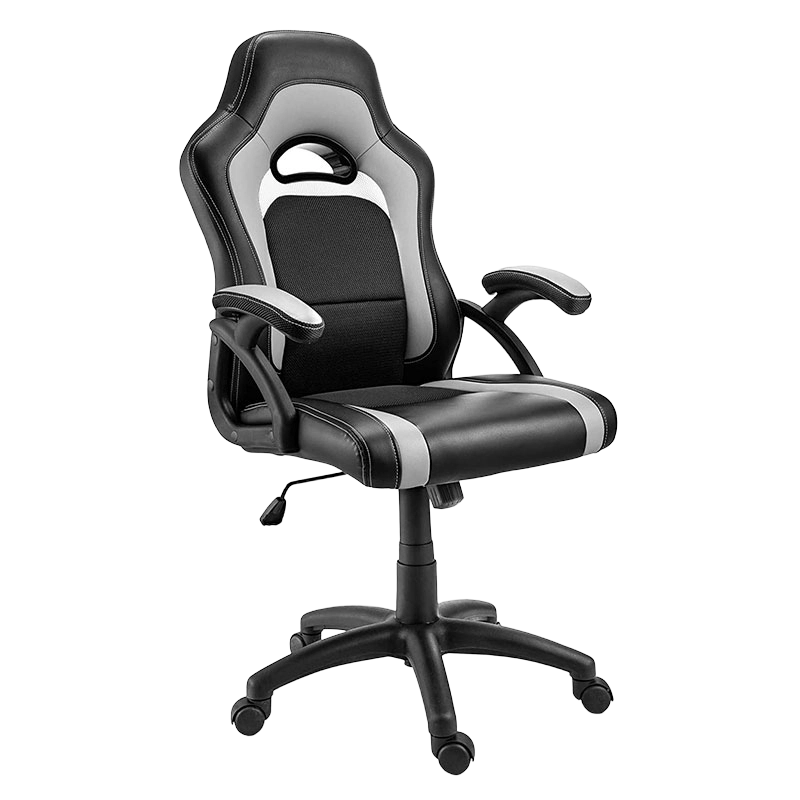 Modern Fabric Living Room Armchair with Swivel Adjustable Headrest Lift Pu Metal Steel Material for Gaming And Computing(Y-2647)