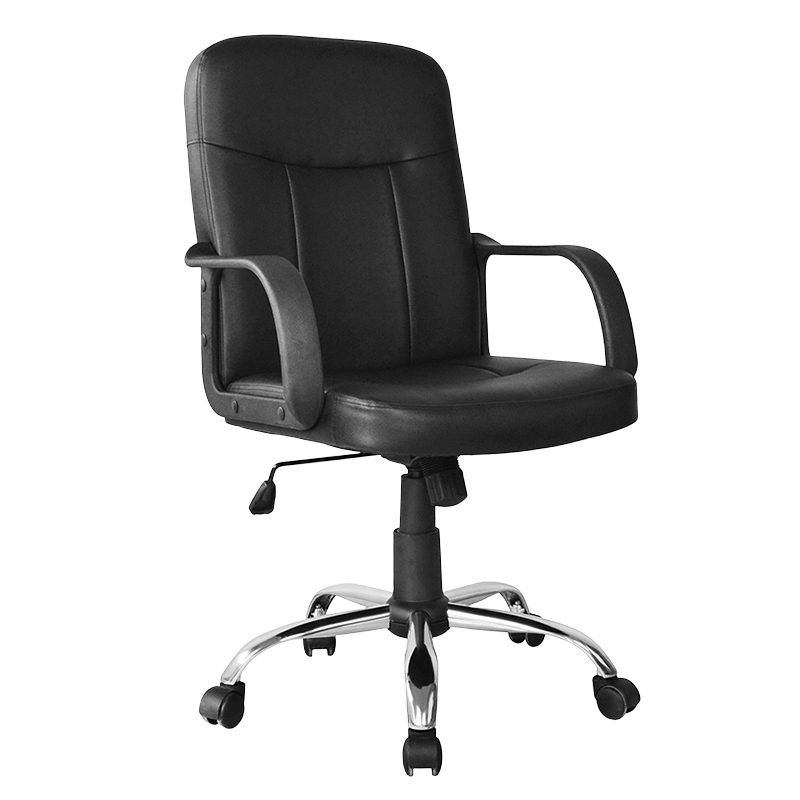 Mid Back PP Armrest Task Office Chair with Chrome Base(Y-2744)